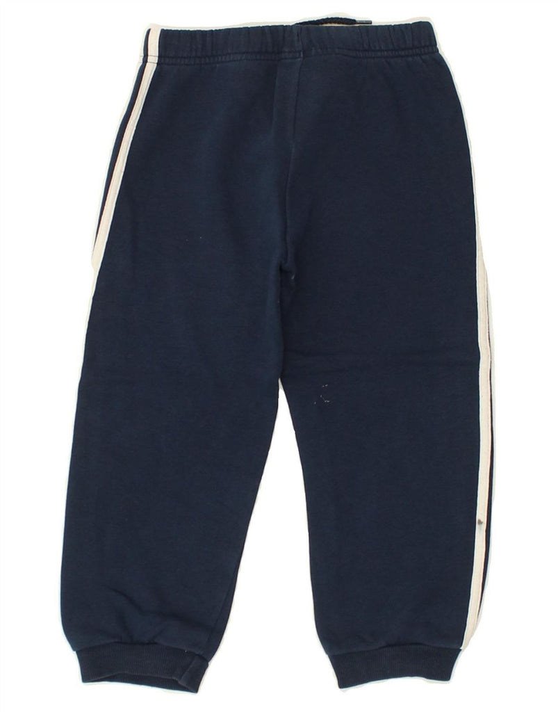 ADIDAS Boys Tracksuit Trousers 3-4 Years Navy Blue Cotton | Vintage Adidas | Thrift | Second-Hand Adidas | Used Clothing | Messina Hembry 