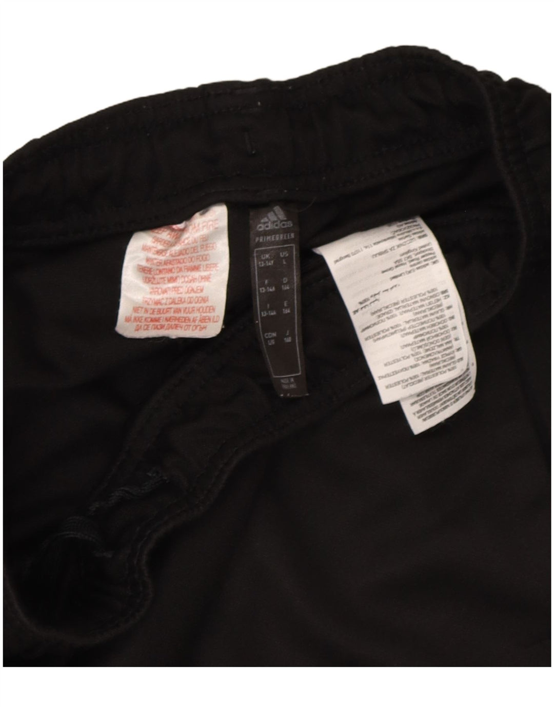 Adidas Boys Aeroready Tracksuit Trousers 13-14 Years Black Polyester
