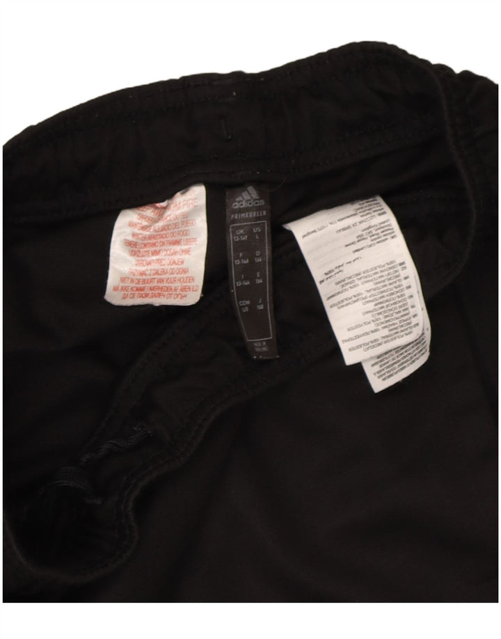 Adidas Boys Aeroready Tracksuit Trousers 13-14 Years Black Polyester