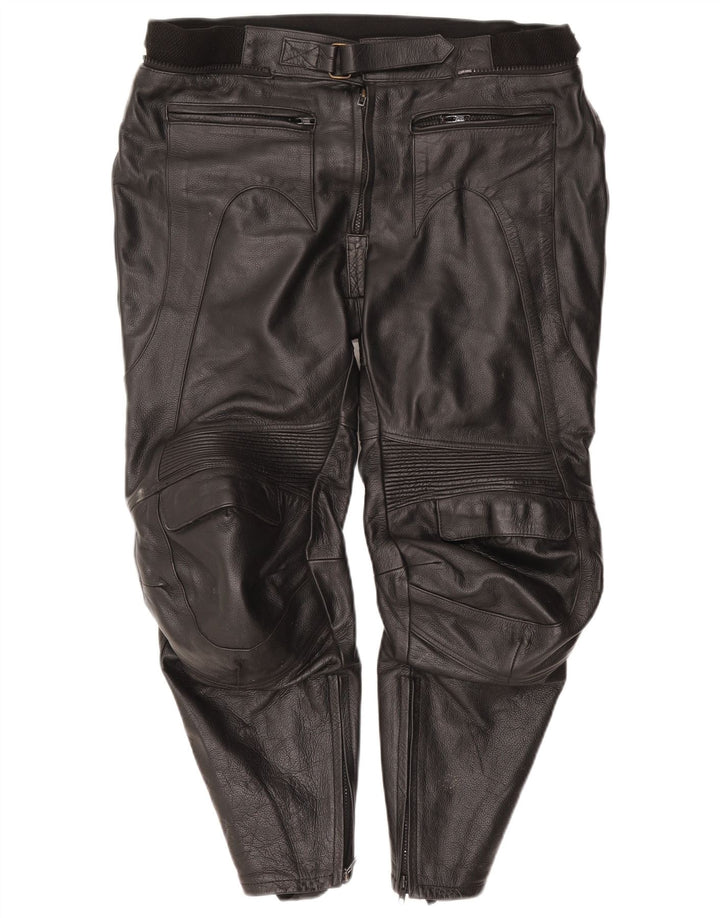 Richa Mens Leather Biker 2 Piece Set 3XL W48 L26 Black Colourblock