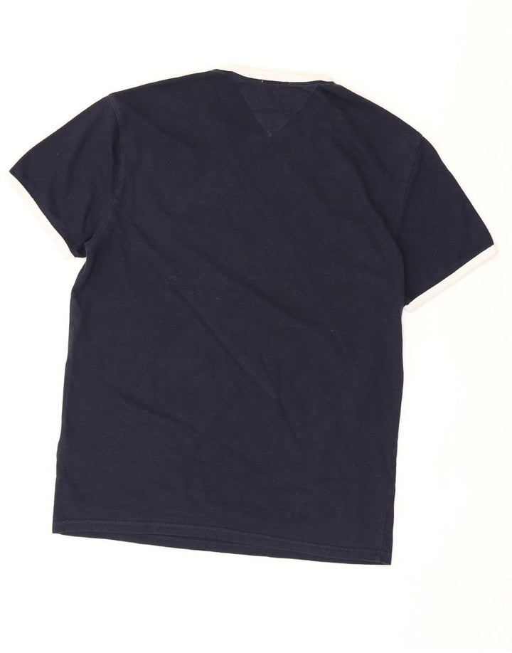 Tommy Hilfiger Mens Regular Fit T-Shirt Top Small Navy Blue Cotton