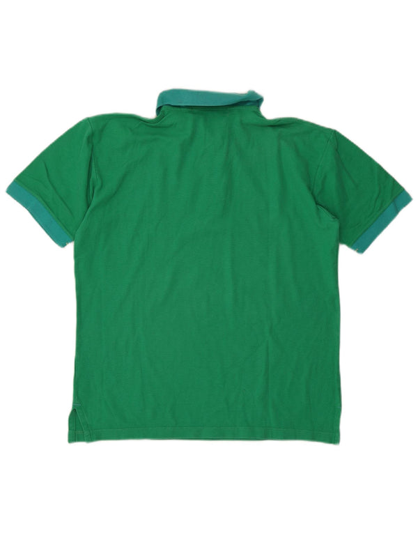 Best Company Mens Rugby Polo Shirt Medium Green Cotton