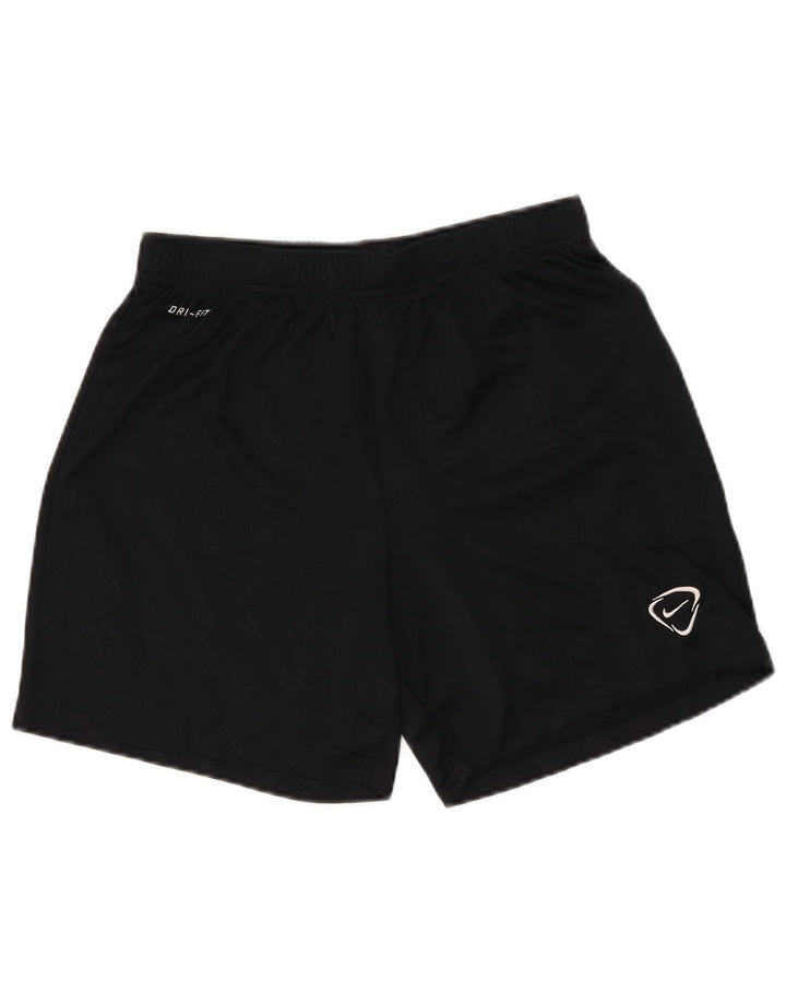 Nike Mens Dri Fit Sport Shorts Medium Black Striped Polyester