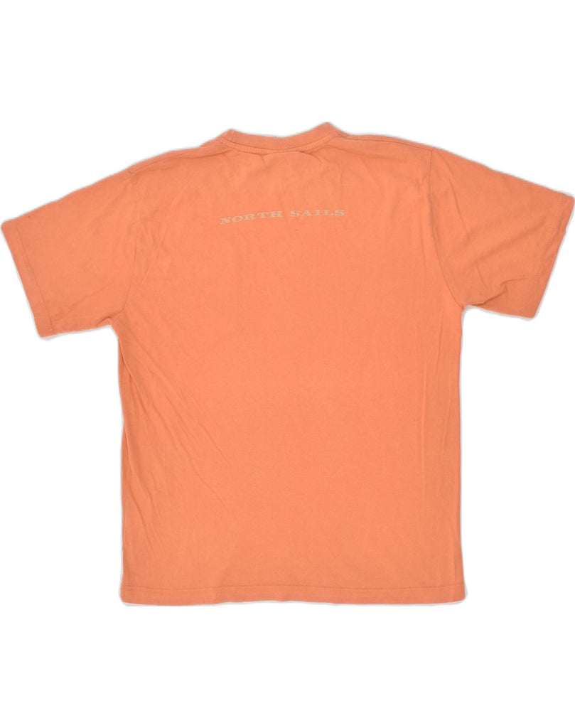 NORTH SAILS Mens T-Shirt Top Small Orange Cotton | Vintage North Sails | Thrift | Second-Hand North Sails | Used Clothing | Messina Hembry 