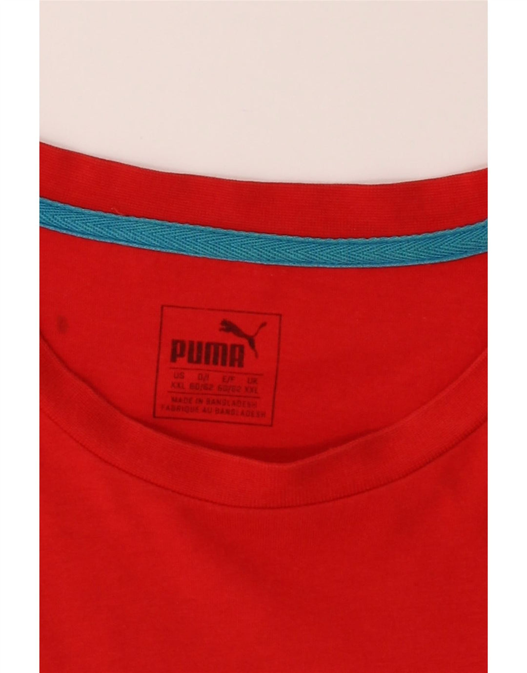 PUMA Mens Graphic T-Shirt Top 2XL Red Cotton Vintage Puma and Second-Hand Puma from Messina Hembry 