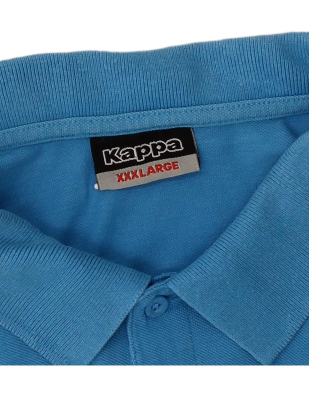 KAPPA Mens Polo Shirt 3XL Blue Cotton Vintage Kappa and Second-Hand Kappa from Messina Hembry 