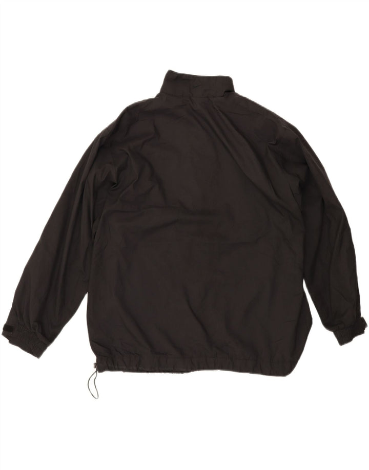 NIKE Womens Clima-fit Oversized Windbreaker Jacket US 12/14 Large Black Vintage Nike and Second-Hand Nike from Messina Hembry 
