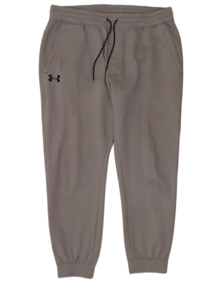 Under Armour Mens Cold Gear Tracksuit Trousers Joggers XL  Grey Polyester