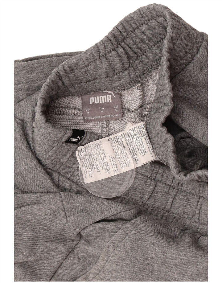 Puma Mens Sport Shorts Medium Grey Flecked Cotton