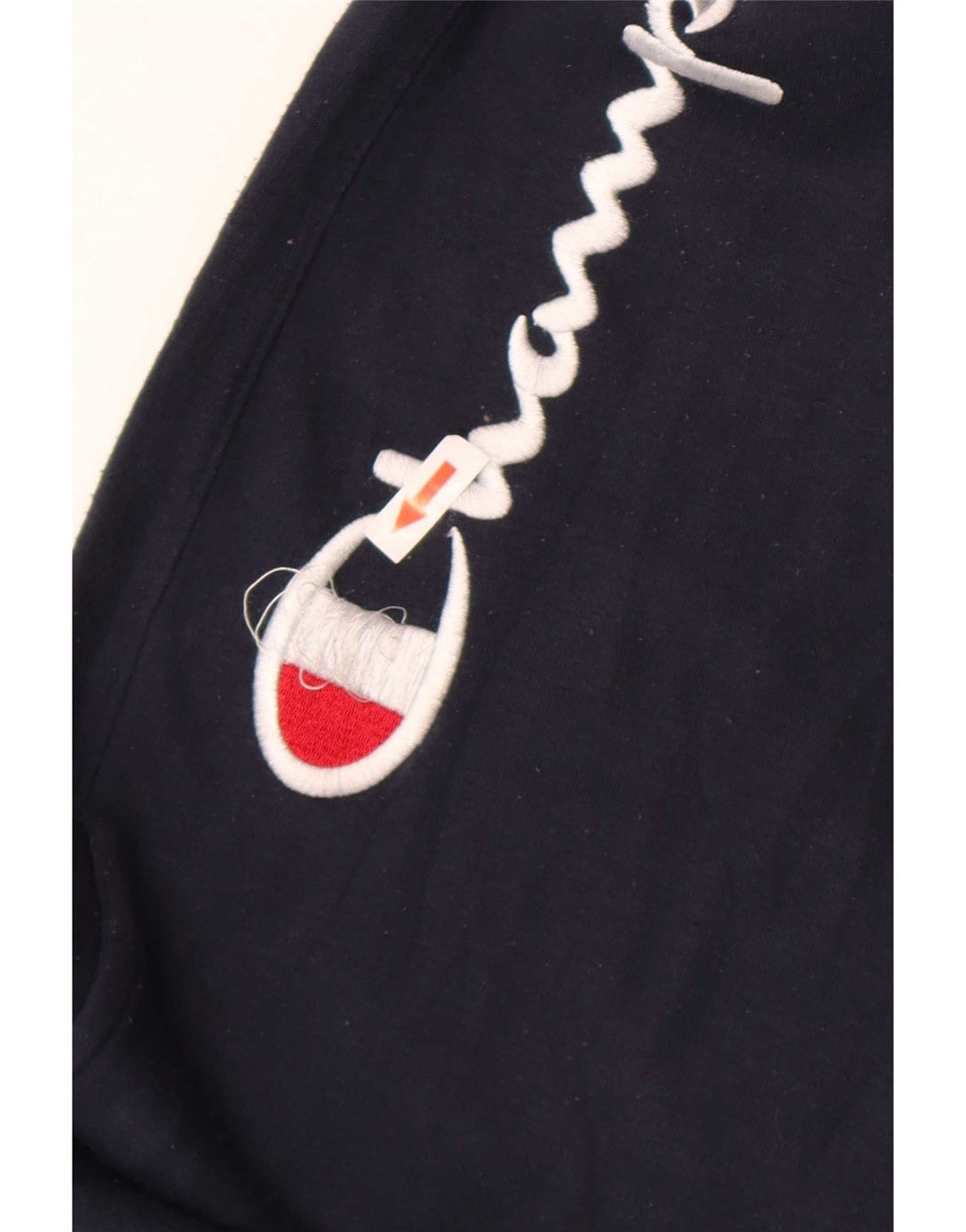 Champion Mens Graphic Tracksuit Trousers Joggers Small Navy Blue