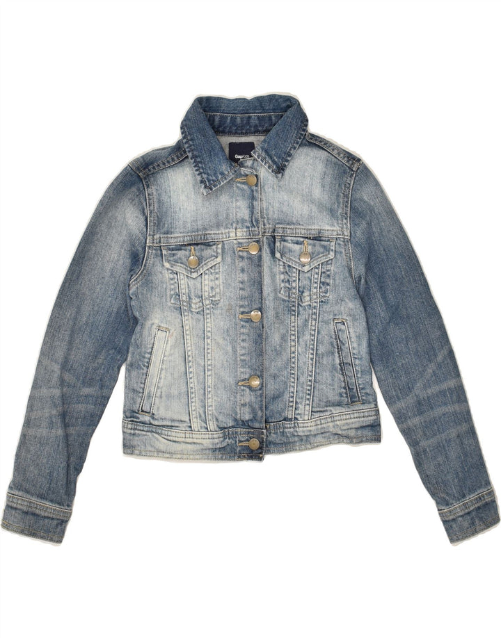GAP Girls Denim Jacket 8-9 Years Medium  Blue Cotton | Vintage Gap | Thrift | Second-Hand Gap | Used Clothing | Messina Hembry 