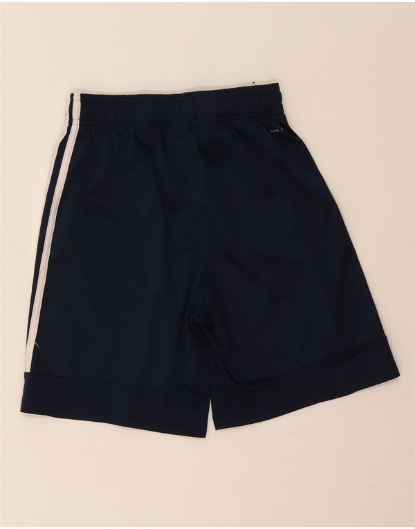 Adidas Boys Climalite Sport Shorts 13-14 Years Navy Blue Polyester