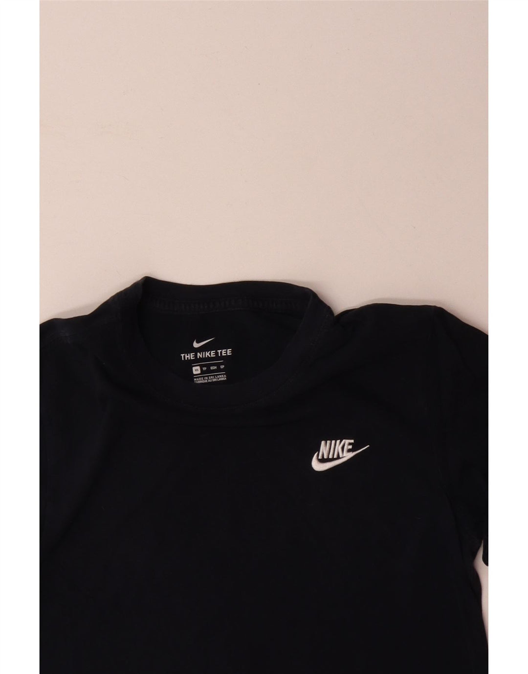 NIKE Mens T-Shirt Top XS Navy Blue Cotton