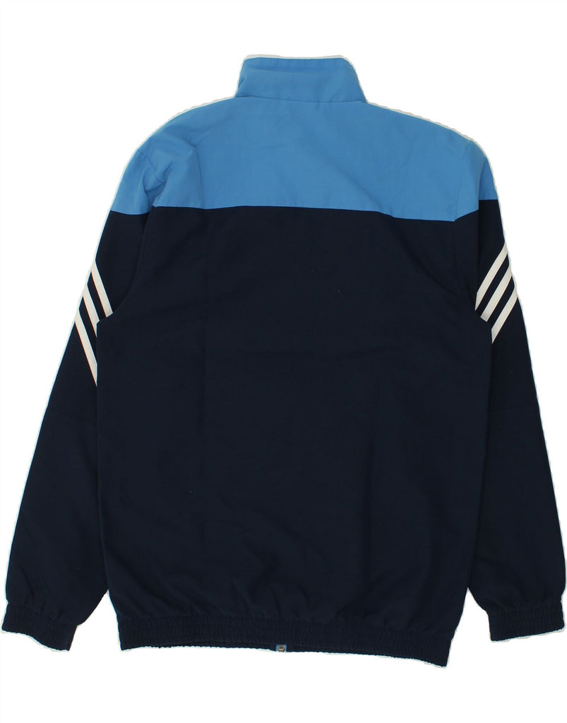 ADIDAS Mens Tracksuit Top Jacket UK 36/38 Small Navy Blue Colourblock | Vintage Adidas | Thrift | Second-Hand Adidas | Used Clothing | Messina Hembry 