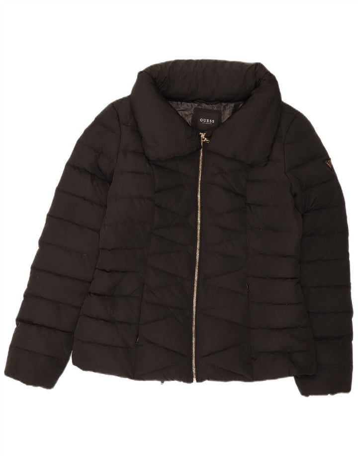 Guess Womens Padded Jacket UK 16 Large Black