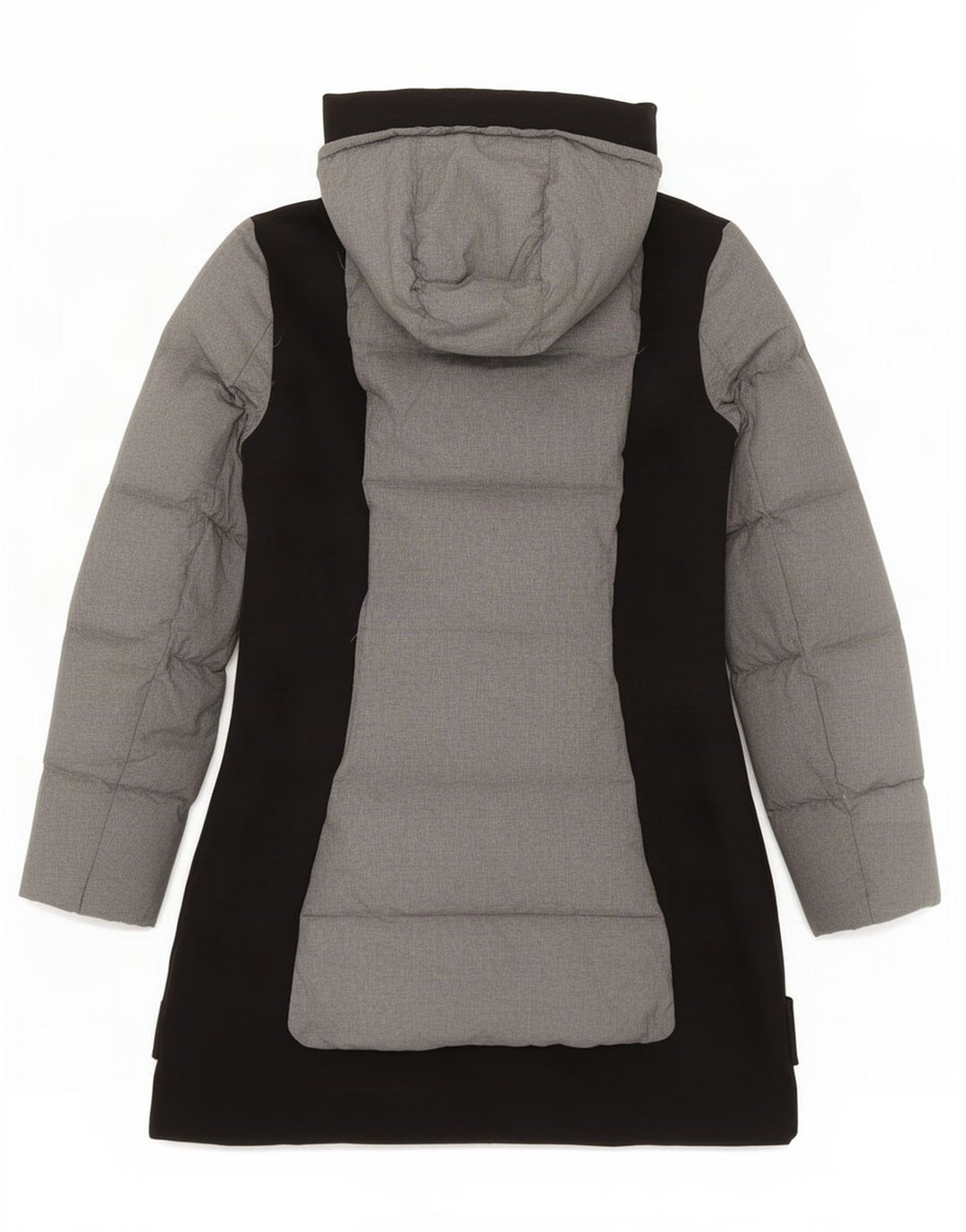 Kappa Womens Hooded Padded Coat UK 10 Small Grey Colourblock