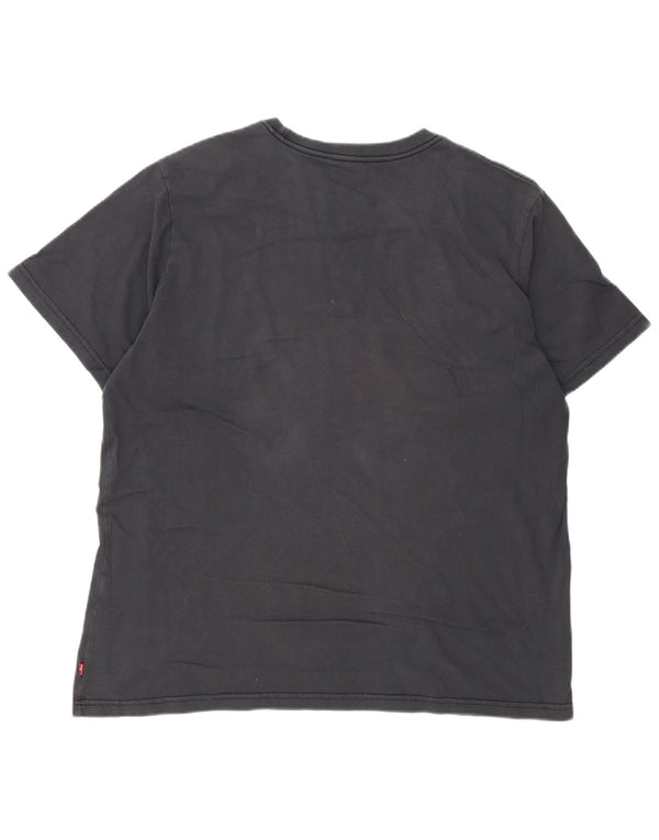 Levi's Mens Relaxed Graphic T-Shirt Top Large Grey