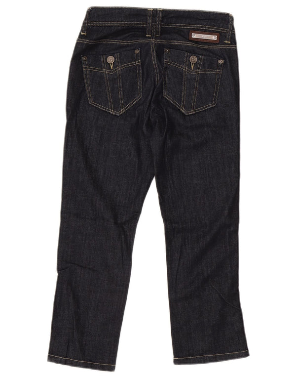 Burberry Womens Buckingham Straight Jeans W26 L22 Navy Blue Cotton