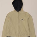 SERGIO TACCHINI Womens Zip Hoodie Sweater IT 44 Medium Beige Cotton