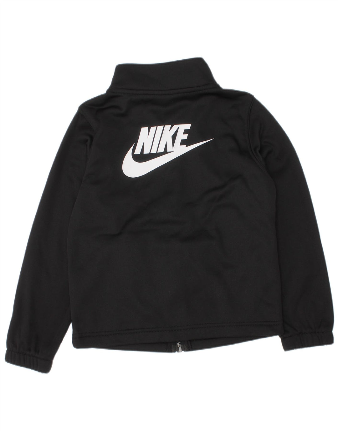 Nike Boys Graphic Tracksuit Top Jacket 3-4 Years XS Black Polyester