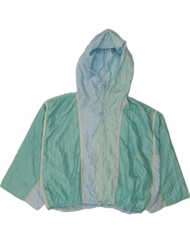 SPORTALM Womens Oversized 3/4 Sleeve Rain Jacket EU 38 Medium Turquoise Vintage Sportalm and Second-Hand Sportalm from Messina Hembry 