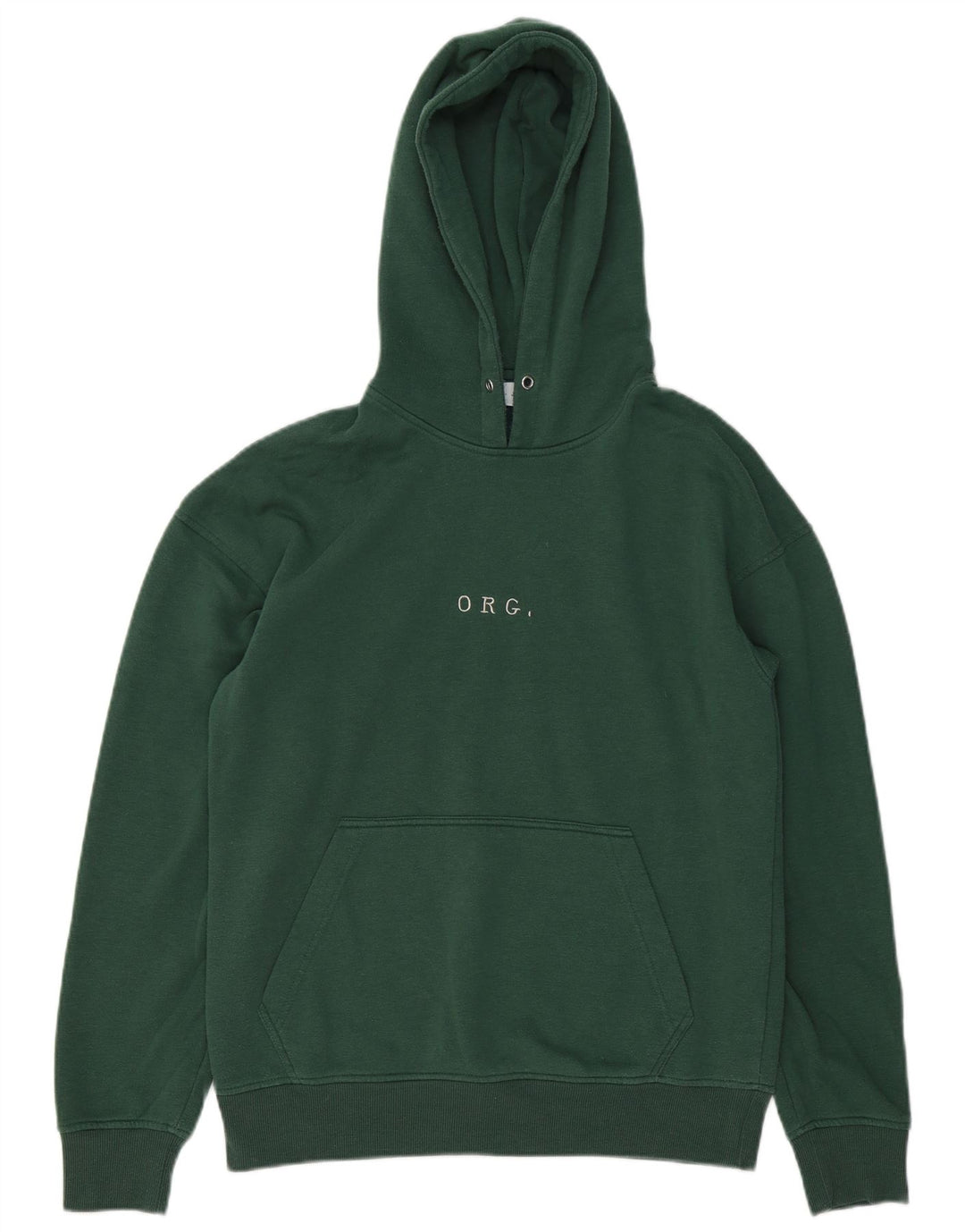 Jack & Jones Mens Hoodie Jumper Medium Green Cotton