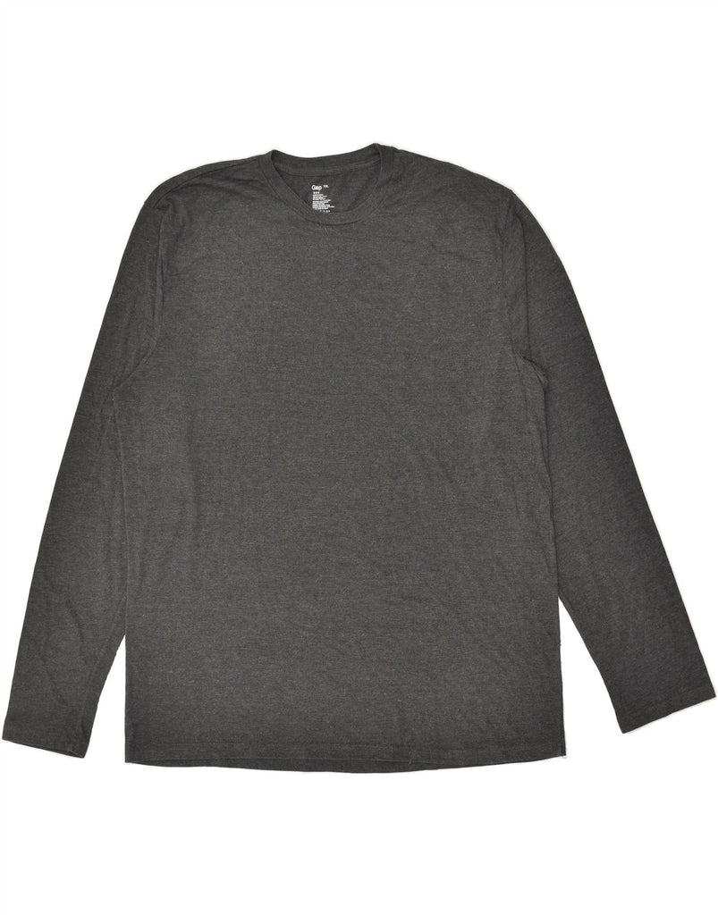 GAP Mens Top Long Sleeve 2XL Grey Cotton | Vintage Gap | Thrift | Second-Hand Gap | Used Clothing | Messina Hembry 