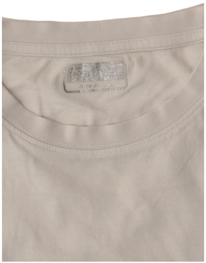 KAPPA Mens Vest Top Small Off White