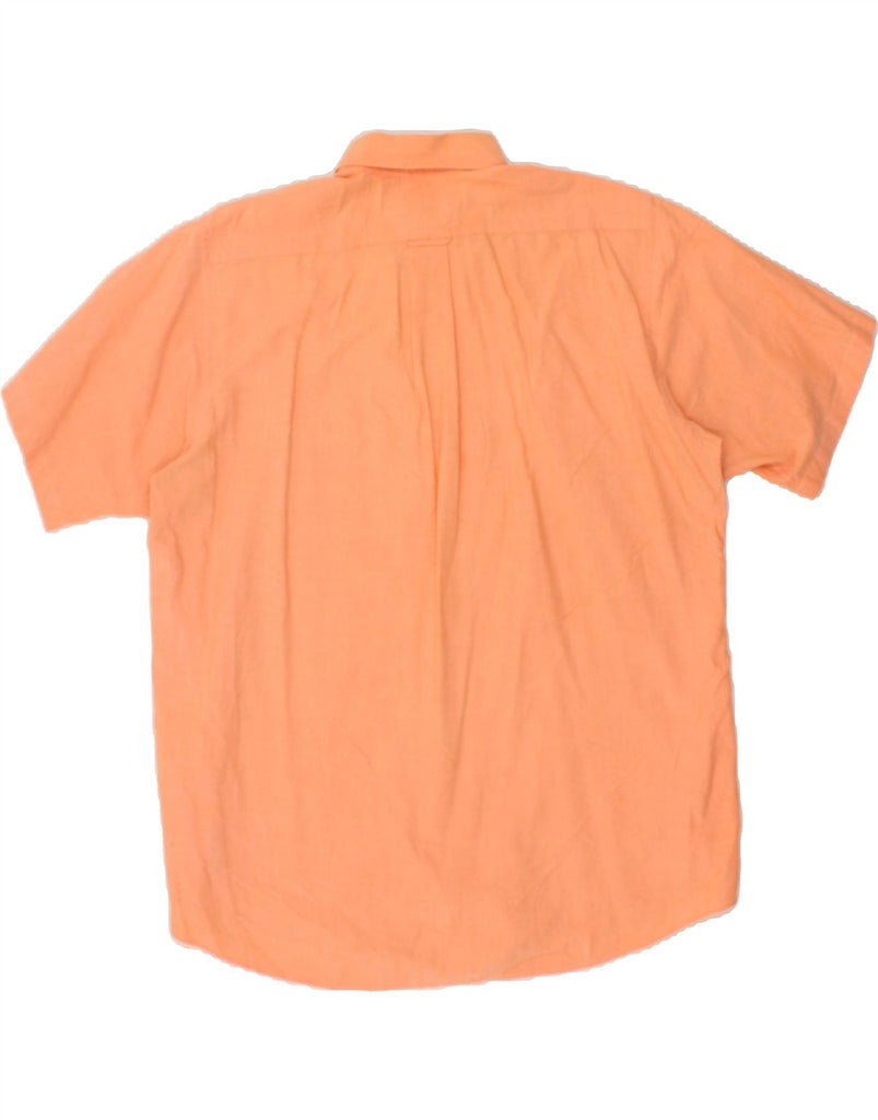 IZOD Mens Short Sleeve Shirt XL Yellow Vintage Izod and Second-Hand Izod from Messina Hembry 