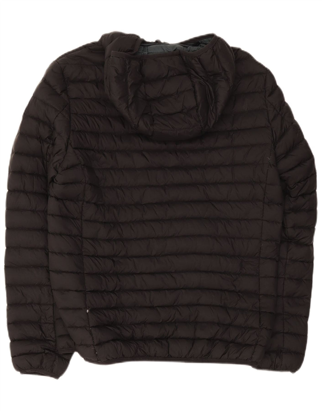 Mistral Mens Hooded Padded Jacket UK 38 Medium Black Nylon