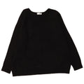 Gap Womens V-Neck Jumper Sweater UK 16 Large Black Nylon
