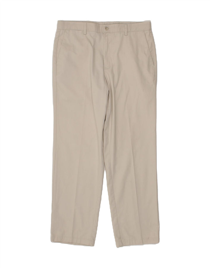 DOCKERS Mens Straight Chino Trousers W34 L32 Beige