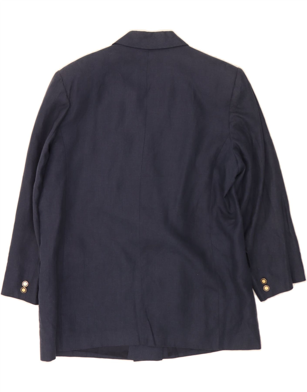STEINBOCK Womens Double Breasted Blazer Jacket UK 18 XL Navy Blue Vintage Steinbock and Second-Hand Steinbock from Messina Hembry 