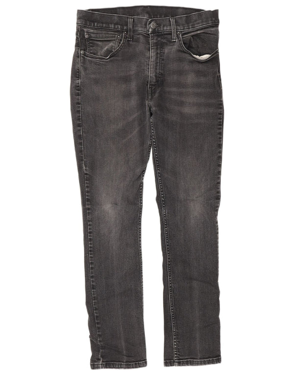 Levi's Mens 511 Slim Jeans W34 L30 Black Cotton