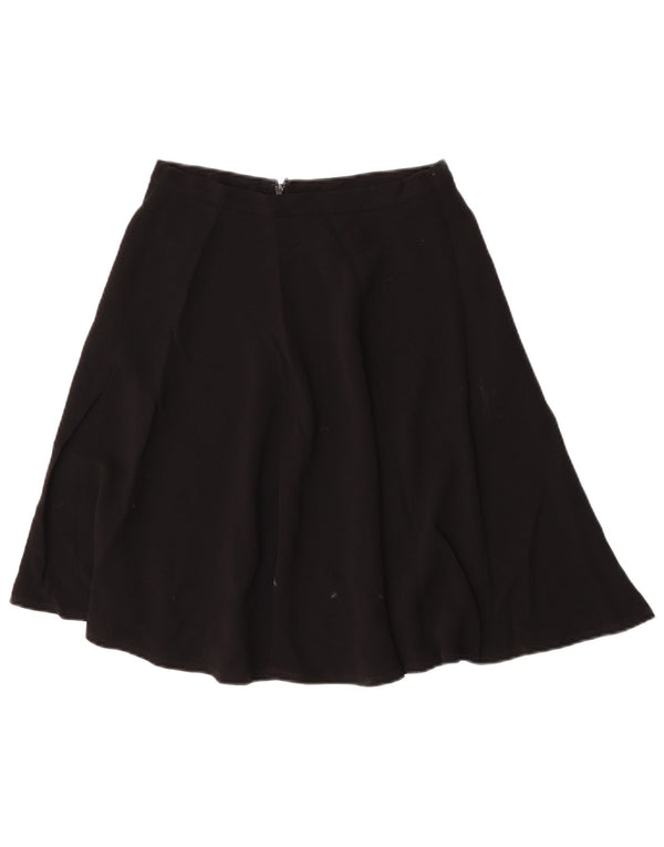 Dkny Womens A-Line Skirt US 2 XS W24  Black Acetate