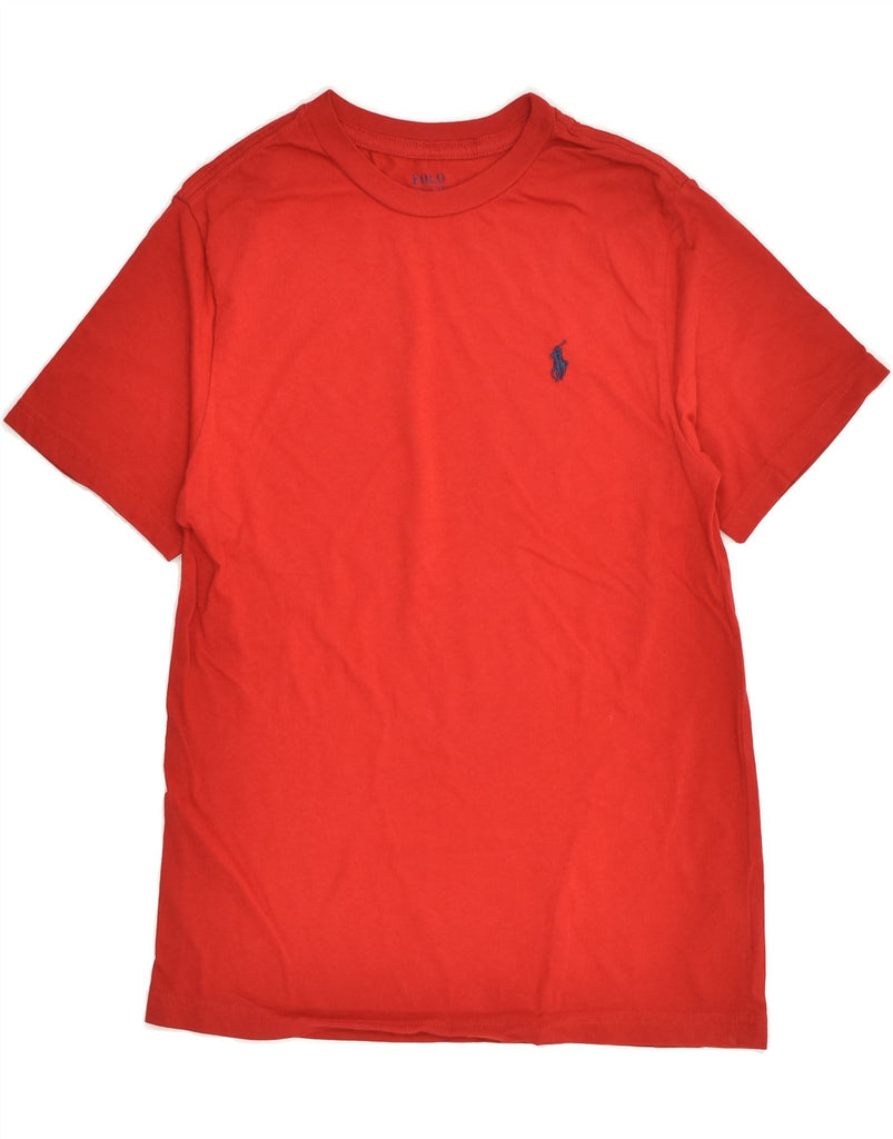 POLO RALPH LAUREN Boys T-Shirt Top 10-11 Years Medium Red Cotton | Vintage Polo Ralph Lauren | Thrift | Second-Hand Polo Ralph Lauren | Used Clothing | Messina Hembry 