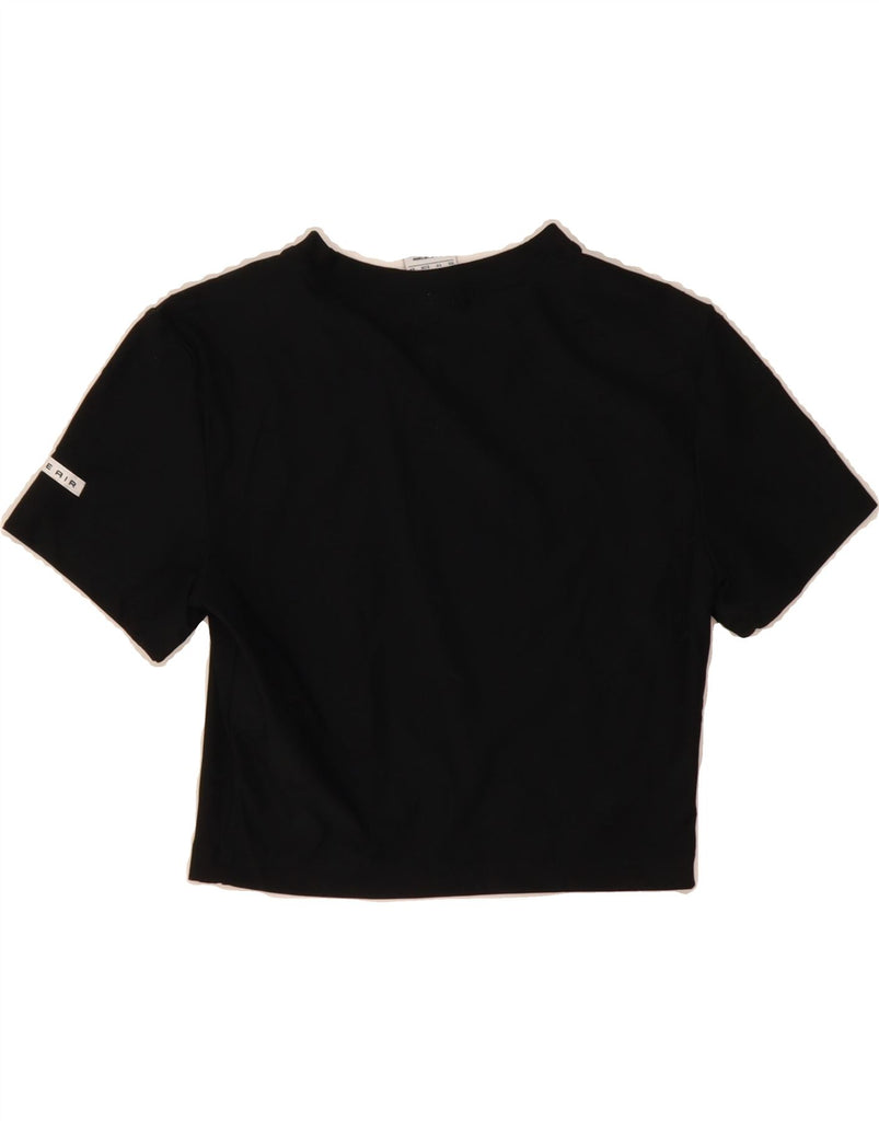 NIKE Womens Crop T-Shirt Top UK 6 XS Black Polyester Vintage Nike and Second-Hand Nike from Messina Hembry 