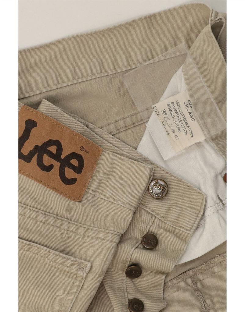LEE Mens Chicago Straight Jeans W36 L34 Beige Cotton Vintage Lee and Second-Hand Lee from Messina Hembry 