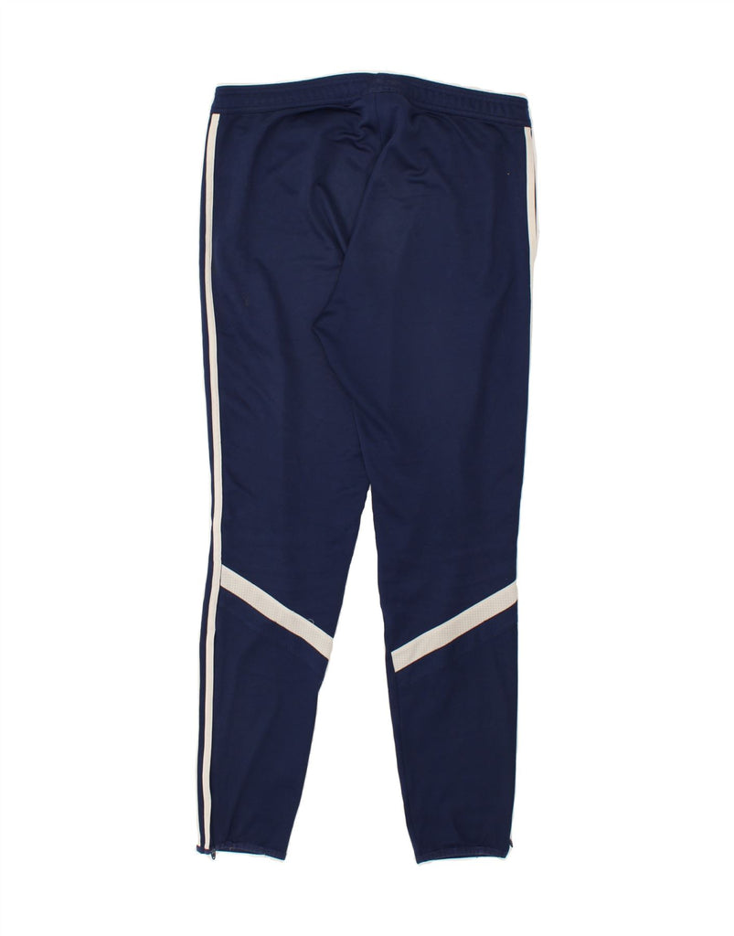 ADIDAS Mens Tracksuit Trousers Medium Navy Blue Colourblock Polyester | Vintage Adidas | Thrift | Second-Hand Adidas | Used Clothing | Messina Hembry 