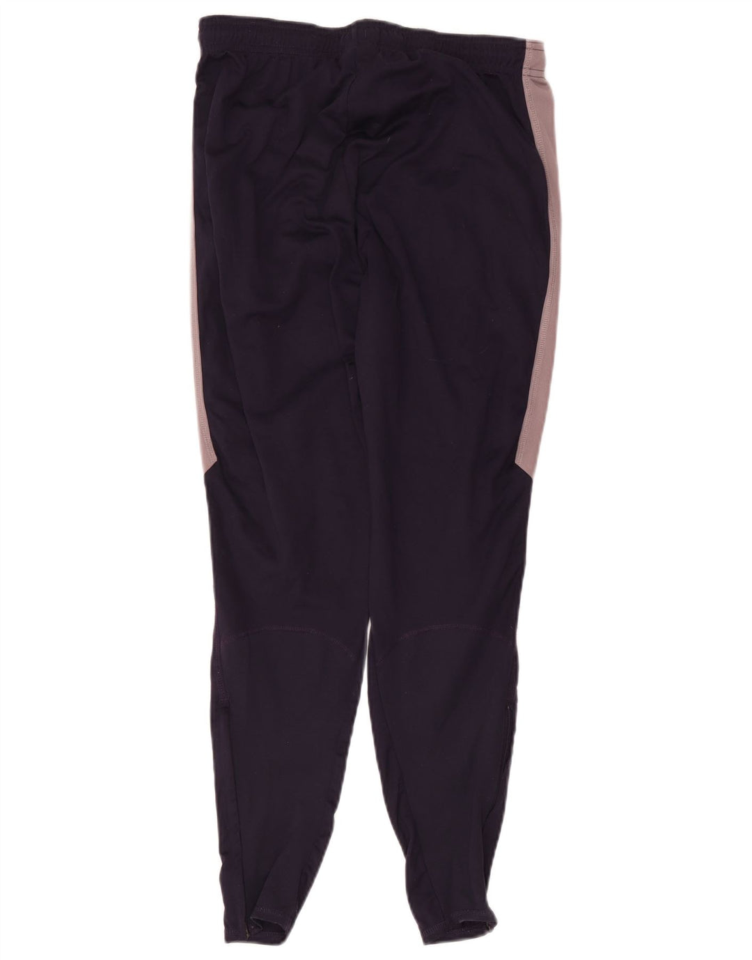 Nike Womens Tracksuit Trousers UK 14 Large Navy Blue Colourblock Polyester