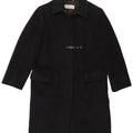 Marella Womens Overcoat UK 12 Medium  Black Virgin Wool