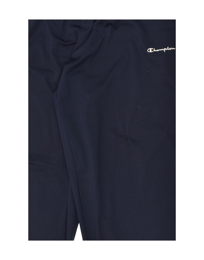 CHAMPION Mens Tracksuit Trousers XL Navy Blue Polyester | Vintage Champion | Thrift | Second-Hand Champion | Used Clothing | Messina Hembry 