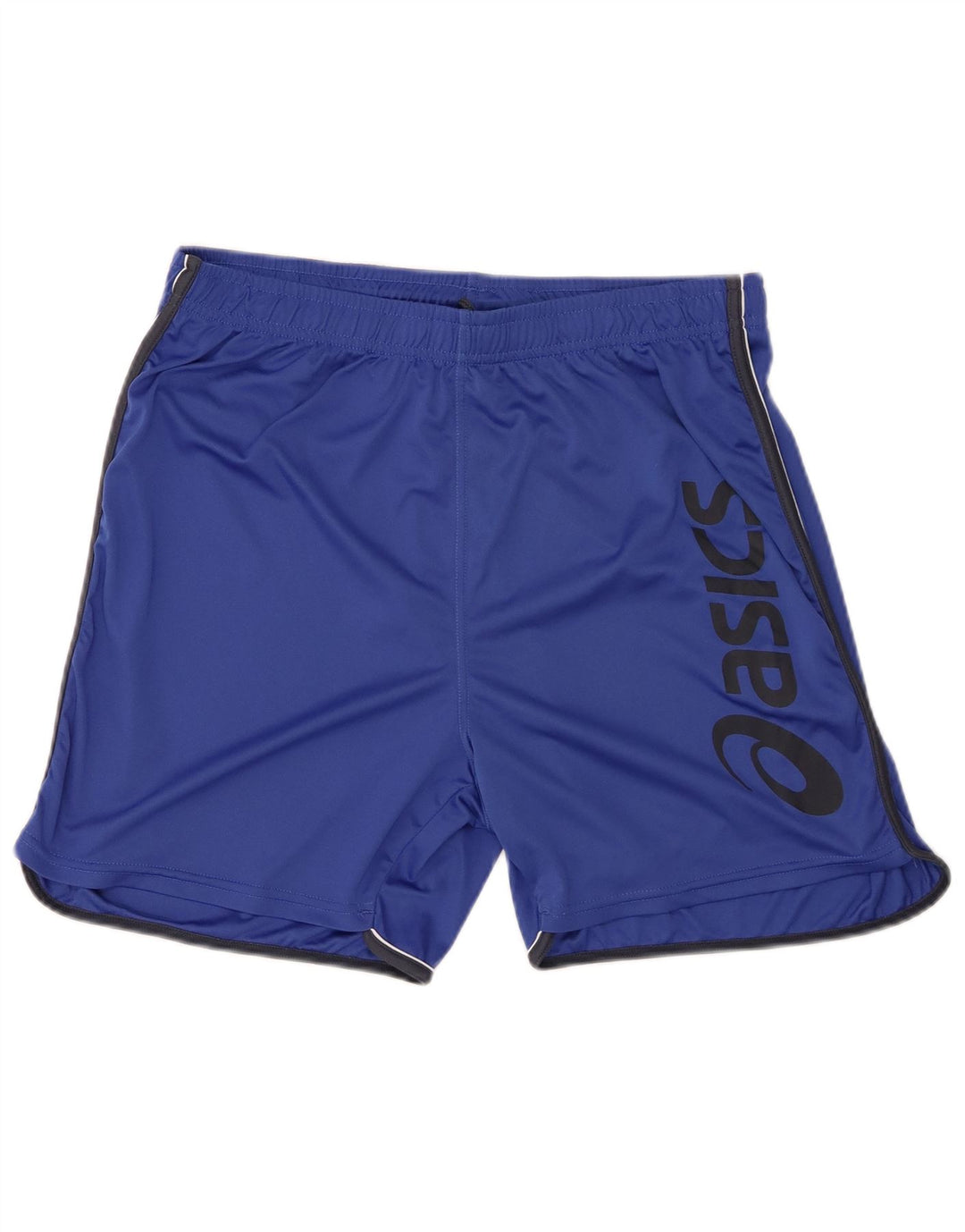 ASICS Mens Graphic Sport Shorts XL Blue Polyester