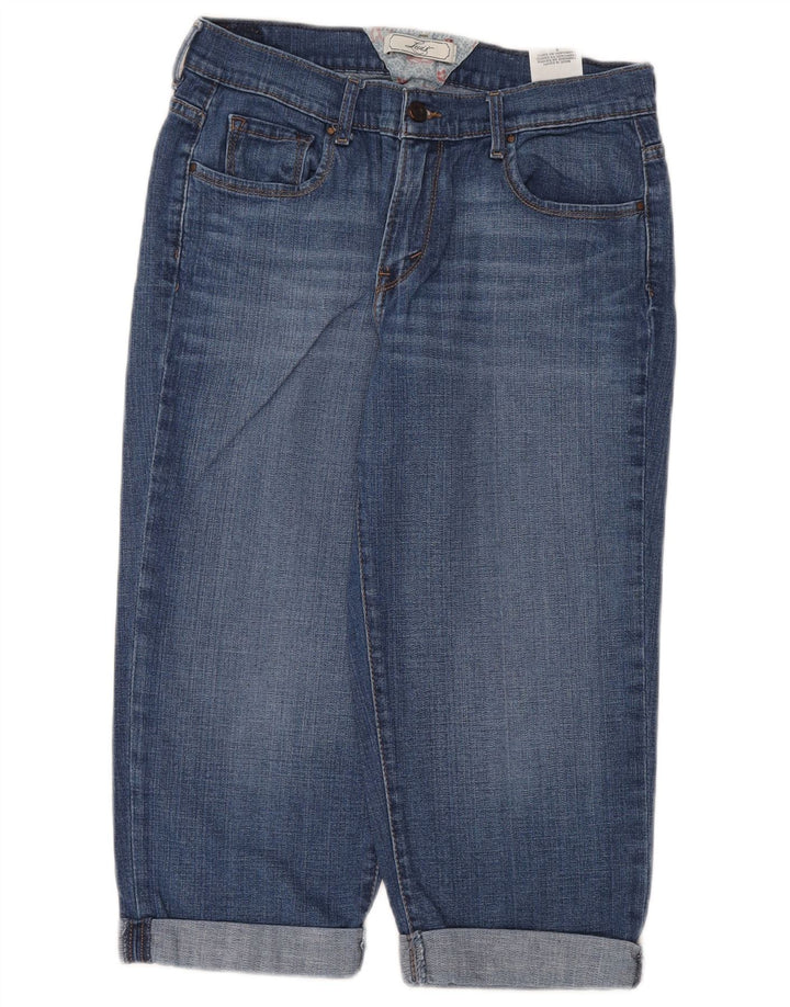 LEVI'S Womens Capri Jeans US 8 Medium W30 L20 Blue Cotton