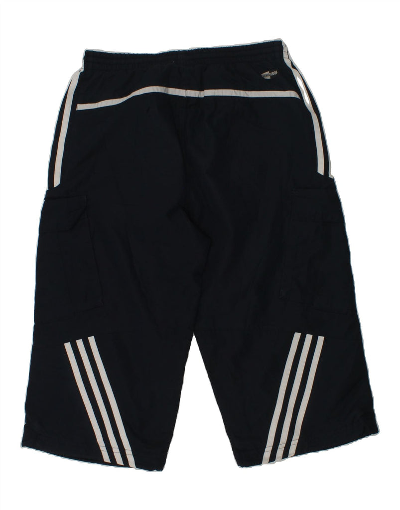 ADIDAS Boys Clima Proof Bermuda Sport Shorts 11-12 Years Navy Blue | Vintage Adidas | Thrift | Second-Hand Adidas | Used Clothing | Messina Hembry 