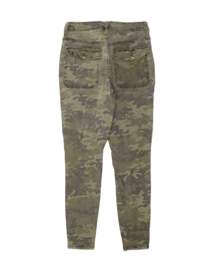 MOSSIMO Womens Jegging Slim Jeans US 4 Small W27 L27 Green Camouflage Vintage Mossimo and Second-Hand Mossimo from Messina Hembry 