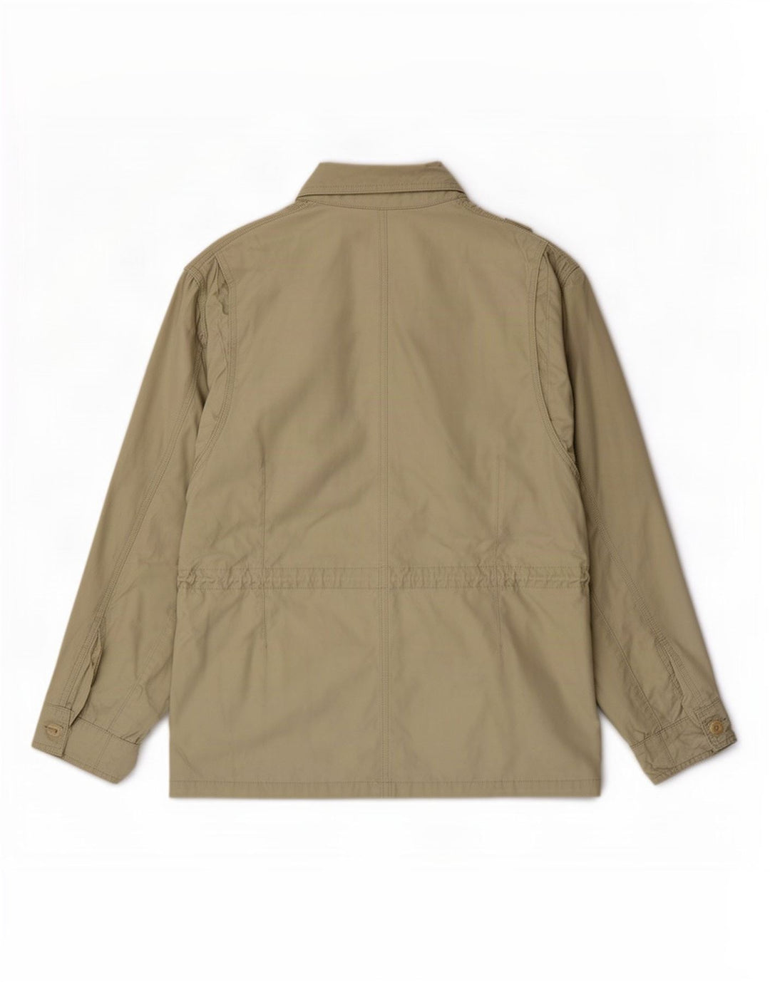 James Dillon Mens Utility Jacket UK 38 Medium Beige Cotton