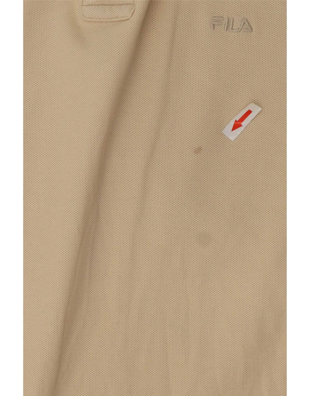 Fila Mens Polo Shirt IT 54 XL Beige