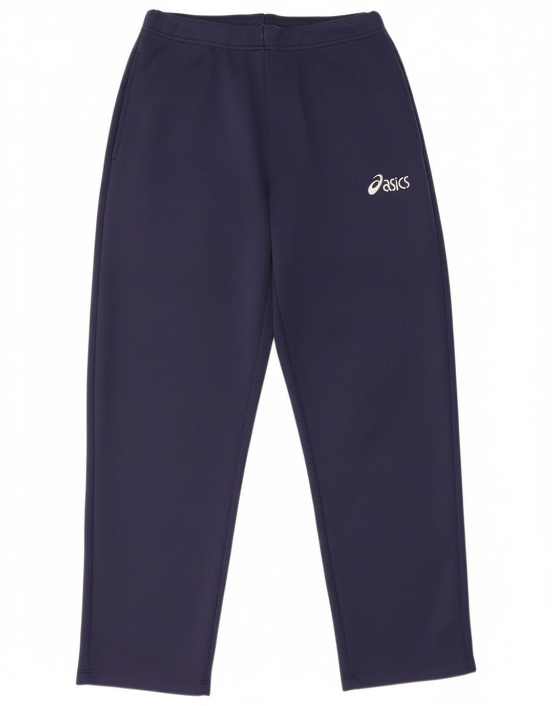 Asics Womens Tracksuit Trousers UK 14 Medium Navy Blue Polyester