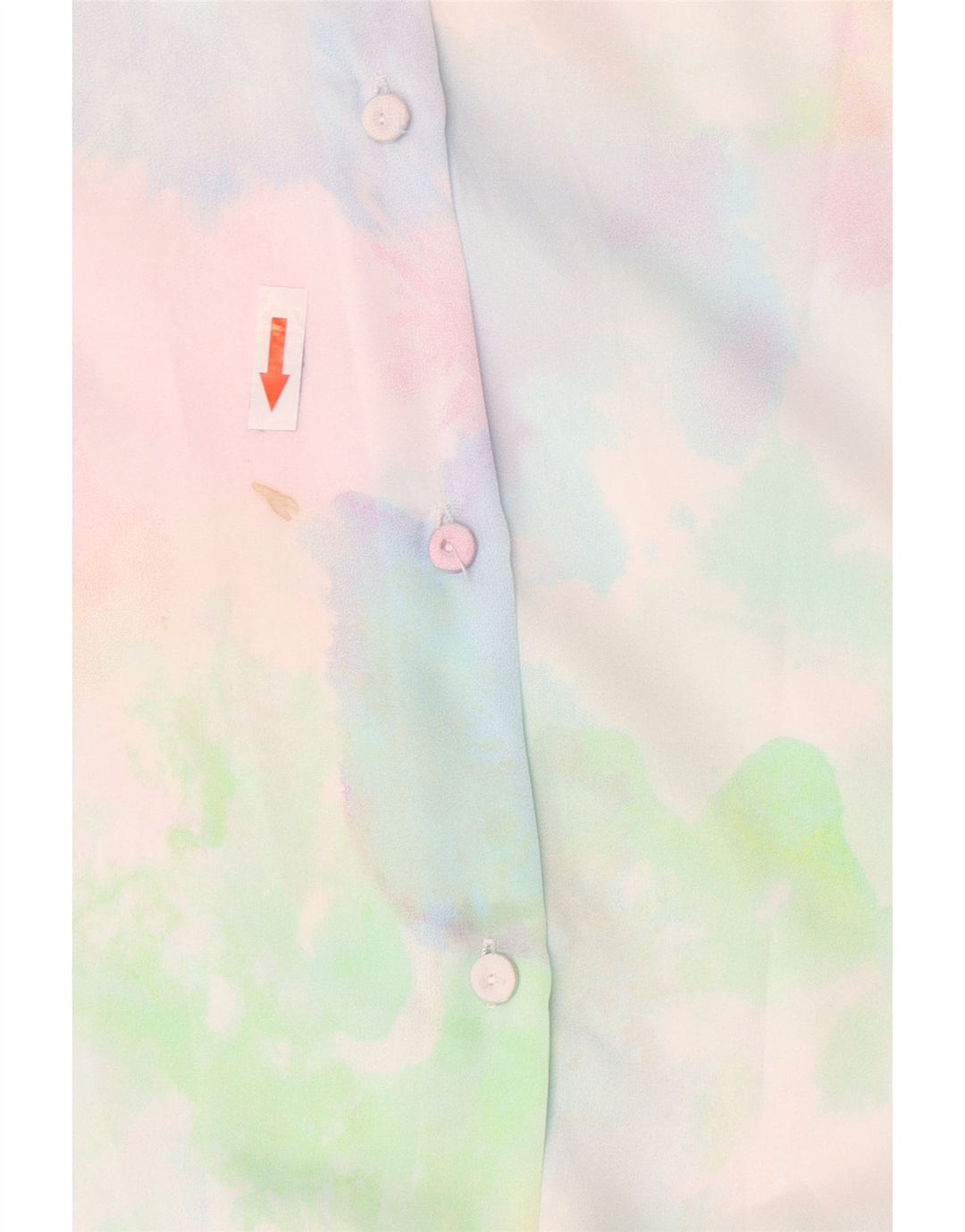 Zara Womens Oversized Shirt Dress UK 16 Large Multicoloured Tie Dye